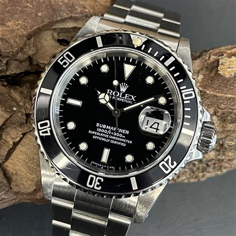 rolex oyster perpetual submariner watch|Rolex Submariner date 16610 price.